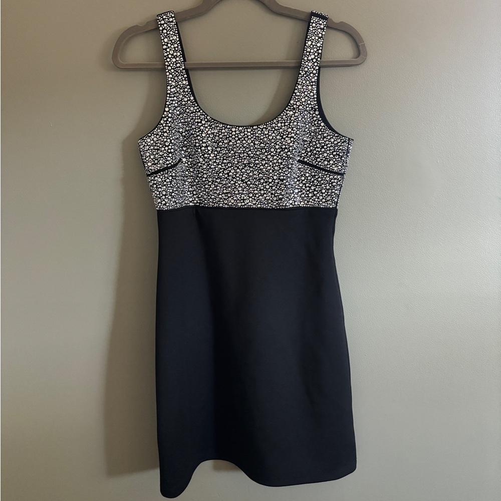 MICHAEL Michael Kors Black and White Mini Dress